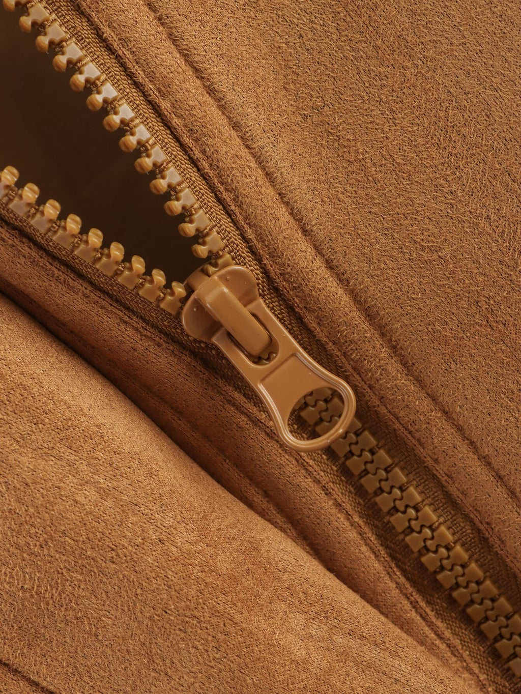 Women's 2025 new fashion suede texture loose flying jacket Coat