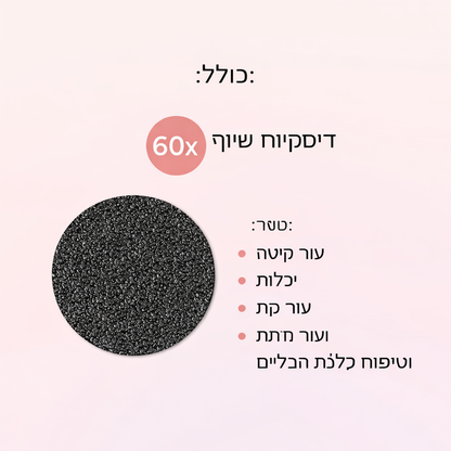 מכשיר חשמלי להסרת יבלות בכפות הרגליים Dermalux™